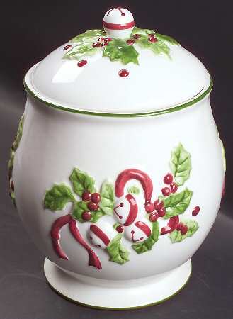 Winter Garland Cookie Jar & Lid by Charter Club