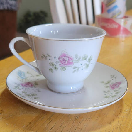 CX120 Footed Cup & Saucer Set