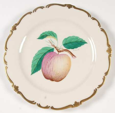 American Fruit Print Luncheon Plate