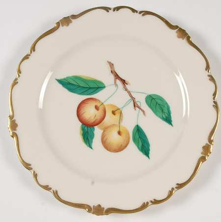 American Fruit Print Luncheon Plate
