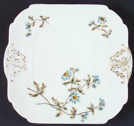 Schleiger 1311-1 Square Handled Cake Plate