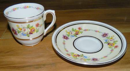 CLC62 Flat Demitasse Cup & Saucer Set