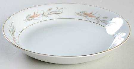 Gold Wheat Coupe Soup Bowl