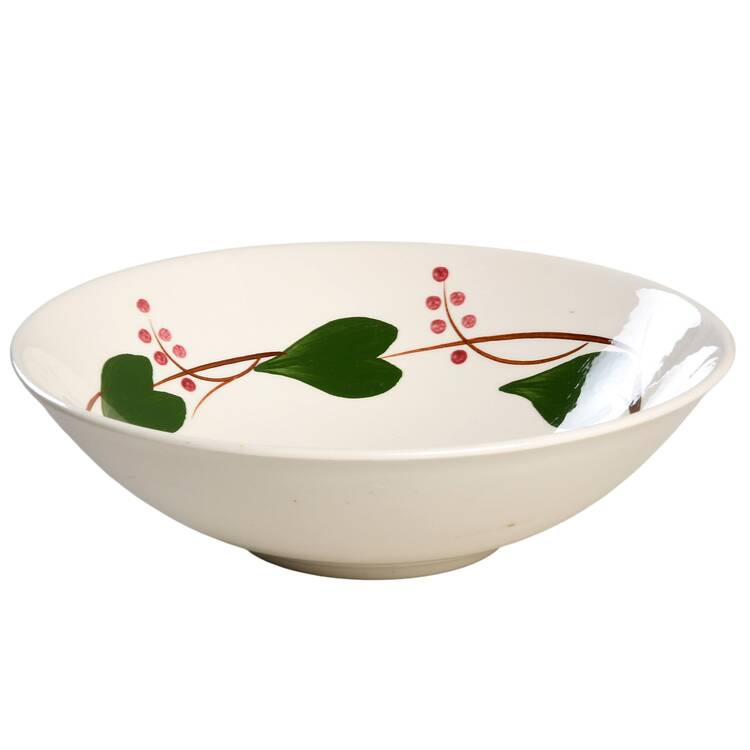Stanhome Ivy 9" Round Vegetable Bowl