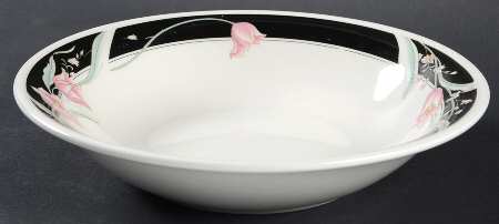 Serena (Cream Background) 9" Round Vegetable Bowl