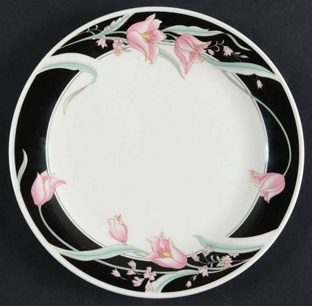 Serena (Cream Background) Salad Plate