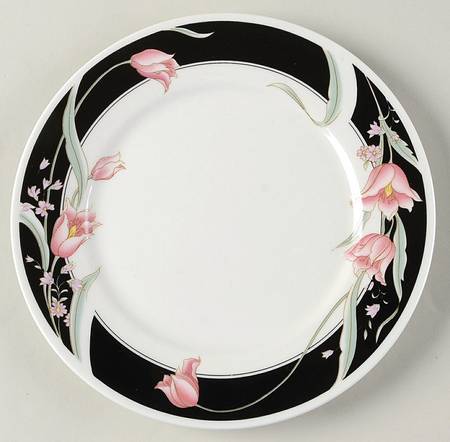 Serena (Cream Background) Salad Plate
