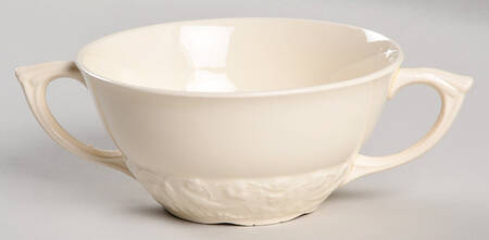 CRO198 Flat Cream Soup Bowl