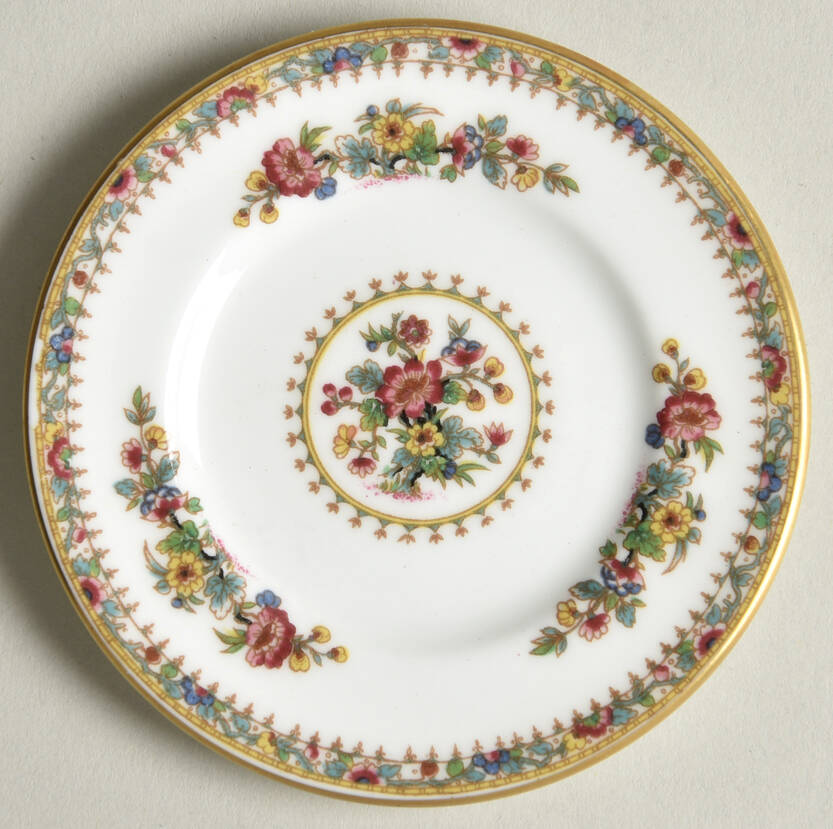 Ming Rose (Smooth) Miniature Plate
