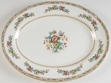 Ming Rose (Smooth) 15" Oval Serving Platter