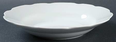 Classic White (Scalloped) Large Rim Soup Bowl