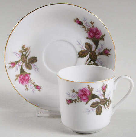 CX130 Flat Demitasse Cup & Saucer Set