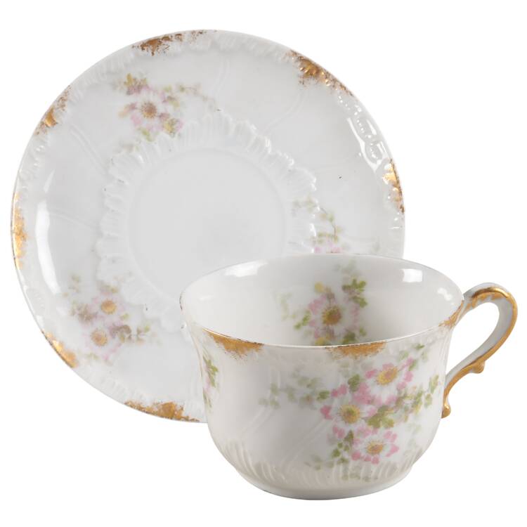 CHF747 Flat Cup & Saucer Set