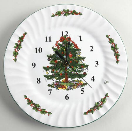 Christmas Village 1-2" depth  Clock Plate HC