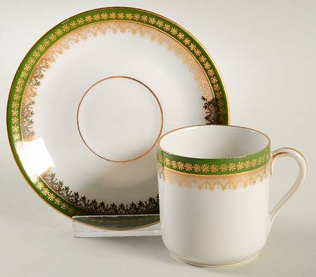 BWD914 Flat Demitasse Cup & Saucer Set