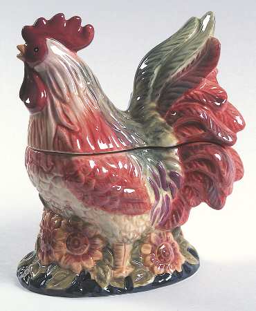 Sunrise Figural Candy Jar & Lid