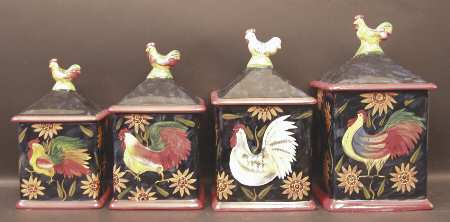 Sunrise (4 Piece) Canister Set (Box Set)