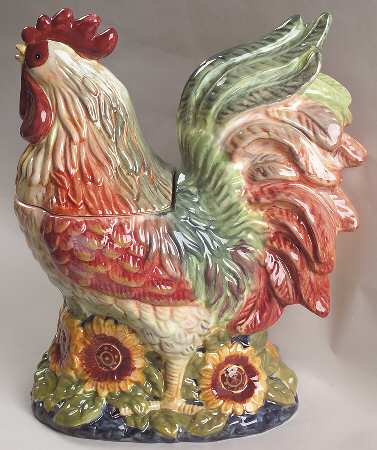 Sunrise Figural Cookie Jar & Lid