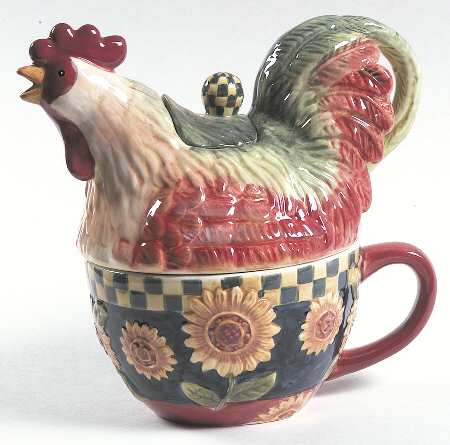 Sunrise Individual Teapot & Lid with Cup
