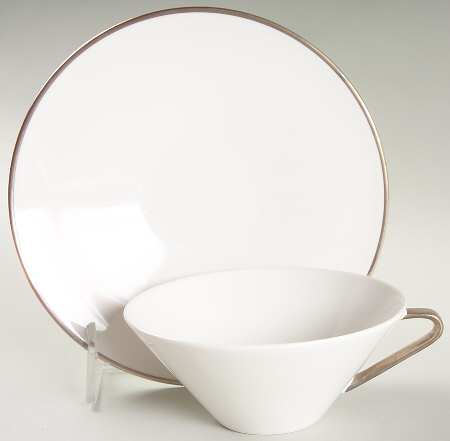 Flat Cup & Saucer Set