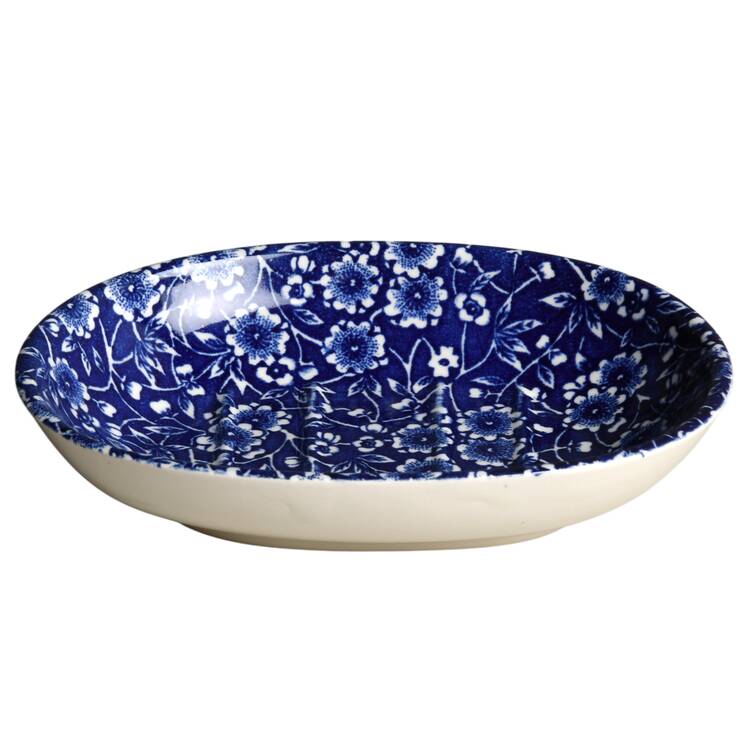 Calico Blue Soap Dish