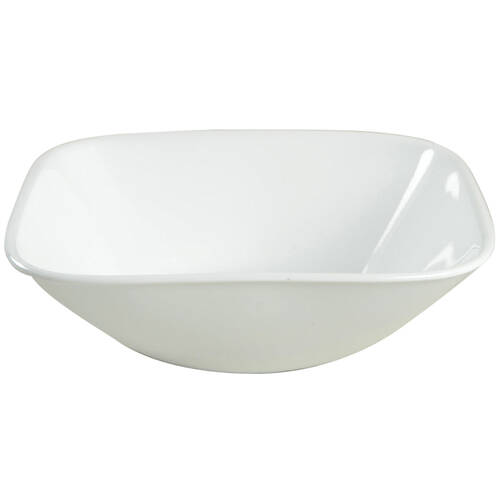 Pure White 7" Square Vegetable Bowl by Corning Corelle