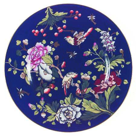 Hong Kong Blue Salad Plate