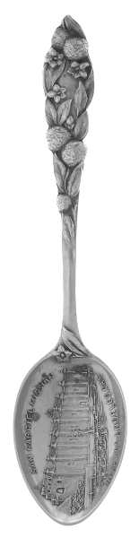 States & Cities Souvenir Spoons(Sterling) California Demitasse Spoon