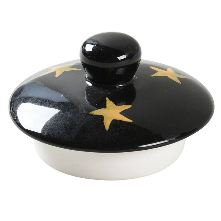 Midnight Angel Teapot Lid for Individual Teapot with Cup