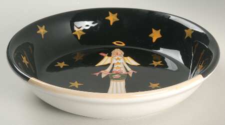 Midnight Angel 9" Soup/Pasta Bowl