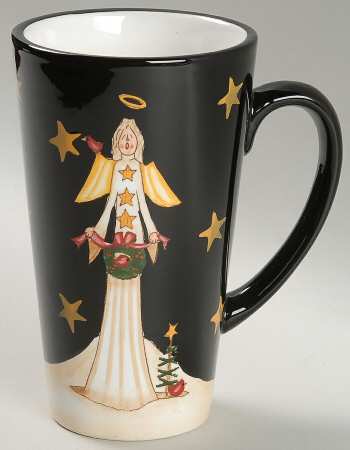 Midnight Angel Latte Mug