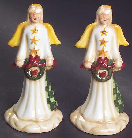 Midnight Angel Figural Salt & Pepper Set