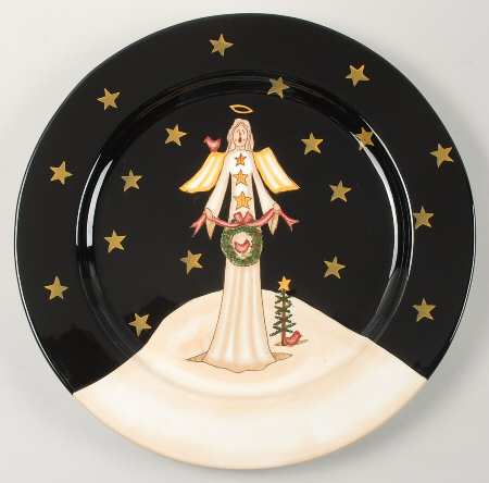 Midnight Angel Service Plate (Charger)