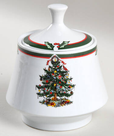 Candleglow & Holly Sugar Bowl & Lid