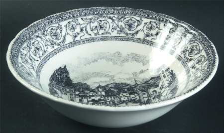 Mainville Black Soup/Cereal Bowl