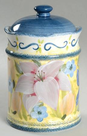 Bouquet Small Canister & Lid