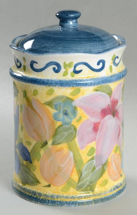 Bouquet Medium Canister & Lid