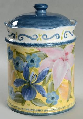 Bouquet Large Canister & Lid