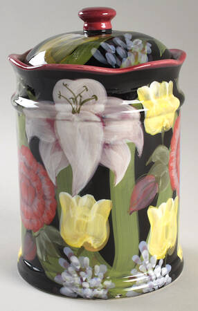 Evening Song Large Canister & Lid