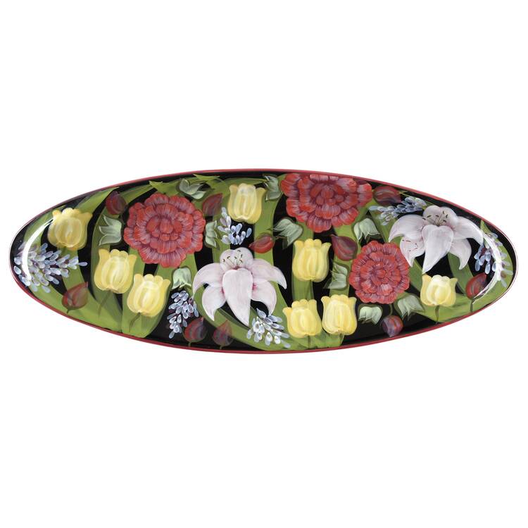 Evening Song 23" Fish Platter