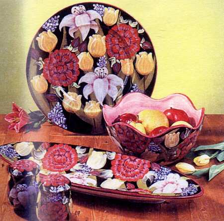 Evening Song 16" Chop Plate (Round Platter)