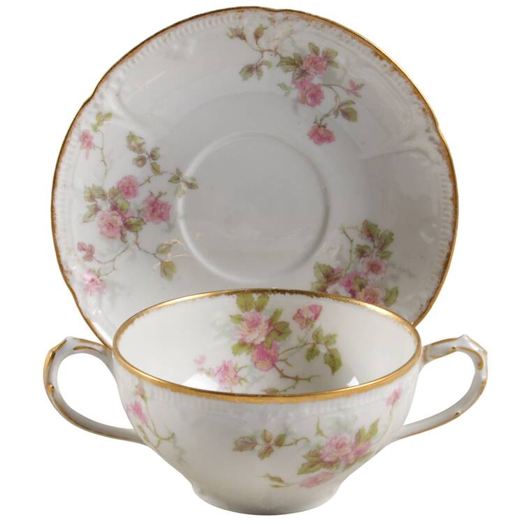 CHF810 Flat Bouillon Cup & Saucer