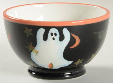 Ghost and Pumpkins (Ghosts) Individual Ice Cream Dish