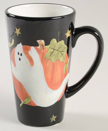 Ghost and Pumpkins (Ghosts) Latte Mug