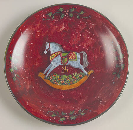 Home For The Holidays Salad/Dessert Plate by Certified International