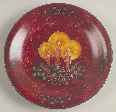 Home For The Holidays Salad/Dessert Plate