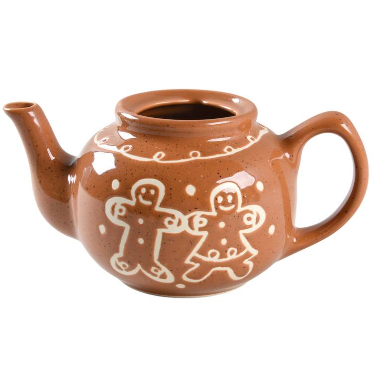 Gingerbread Men Teapot No Lid