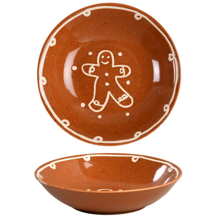 Gingerbread Men Soup/Cereal Bowl