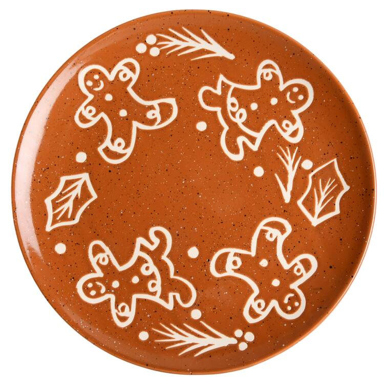Gingerbread Men Coupe Dinner Plate