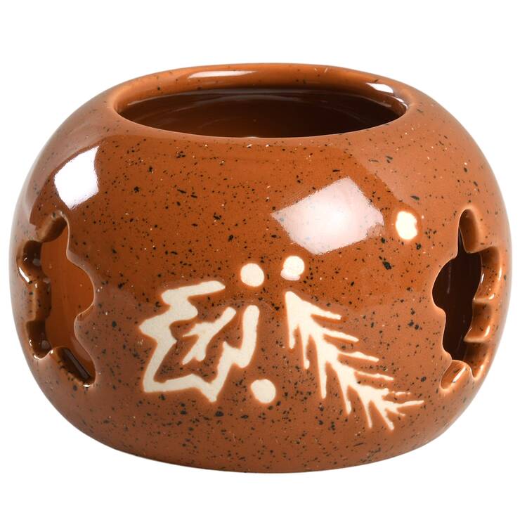Gingerbread Men Small Pierced Votive Candleholder